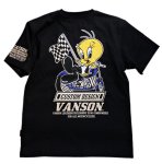 画像2: [ VANSON (バンソン）] LOONY TUNESコラボ トゥイーティー 刺繍 Tシャツ LTV-921 (2)