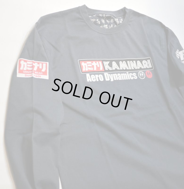 画像5: カミナリ KAMINARI [ Aero Dynamics ] KMLT-198 ロングスリーブTシャツ (5)