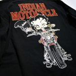 画像10: indian motocycle/betty boop  ベティー刺繍  長袖Tシャツ BBI-939 (10)