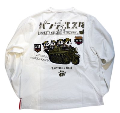 画像1: Pandiesta Japan パンディエスタジャパン  [ 陸送熊猫 ] 長袖Tシャツ 539200 