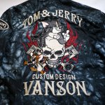 画像6: [  VANSON (バンソン）] トム＆ジェリー コラボ 刺繍 ワークシャツ  TJV-930 (6)