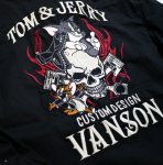 画像13: [  VANSON (バンソン）] トム＆ジェリー コラボ 刺繍 ワークシャツ  TJV-930 (13)