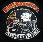 画像14: indian motocycle (インデアン）betty boop  ベティー刺繍  ボアジャケット BBI-952 (14)
