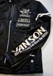画像5:  VANSON(バンソン）トム＆ジェリー コラボ  ボンディング ライダースジャケット TJV-2005 ブラック (5)