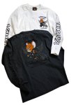 画像1: [  VANSON (バンソン）] tom&jerry コラボ   刺繍 長袖Tシャツ  TJV-2002 (1)