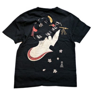 画像1: 喜人 KIJIN   [ うなじ ] プリント Tシャツ　KJ-02008 日本製
