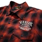 画像7: VANSON (バンソン）  オンブレチェック 半袖シャツ スカル刺繍  NVSS-2003 (7)