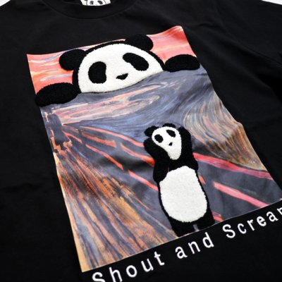 画像2: Pandiesta Japan （パンディエスタ)[パンディエスタミュージアム  SHOUT&SCRAM ] Tシャツ プリント 刺繍  520102