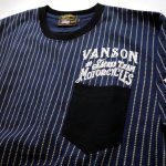 画像9: VANSON (バンソン）ポケット付き  刺繍 Tシャツ NVST-2007 (9)