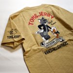 画像4: VANSON (バンソン）tom&jerry コラボ 刺繍 Tシャツ(スラブ） TJV-2011 (4)