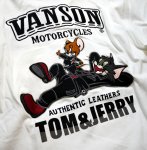 画像5: VANSON (バンソン）/ TOM&JERRY  ポロシャツ 刺繍  TJV-2017 (5)