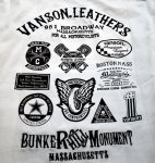 画像7: VANSON (バンソン）レーシングライダース風  プリント 刺繍 Tシャツ NVST-2013 (7)