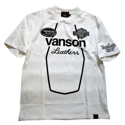 画像2: VANSON (バンソン）レーシングライダース風  プリント 刺繍 Tシャツ NVST-2013