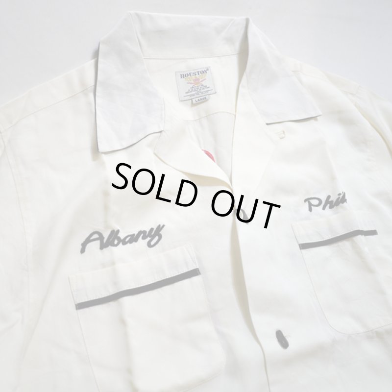 画像4: HOUSTON (ヒューストン） BOWLING SHIRT (BEER3)  40661 オフホワイト (4)