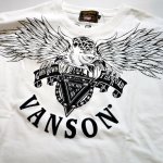 画像3: [  VANSON (バンソン）]  イーグル プリント 刺繍 長袖Tシャツ NVLT-2022 (3)