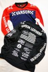 画像1: [  VANSON (バンソン）]  ドライメッシュ 吸汗速乾 長袖Tシャツ NVLT-2010 (1)