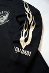 画像13: [  VANSON (バンソン）]  刺繍 長袖Tシャツ NVLT-2026 (13)