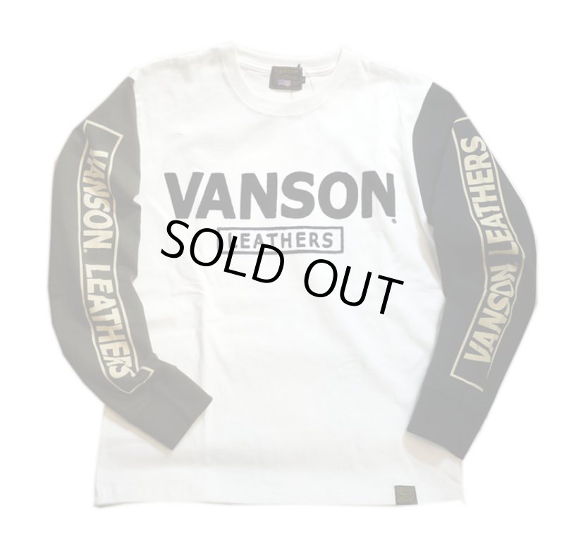 画像8:   VANSON (バンソン)   プリント 刺繍 長袖Tシャツ NVLT-2103 (8)