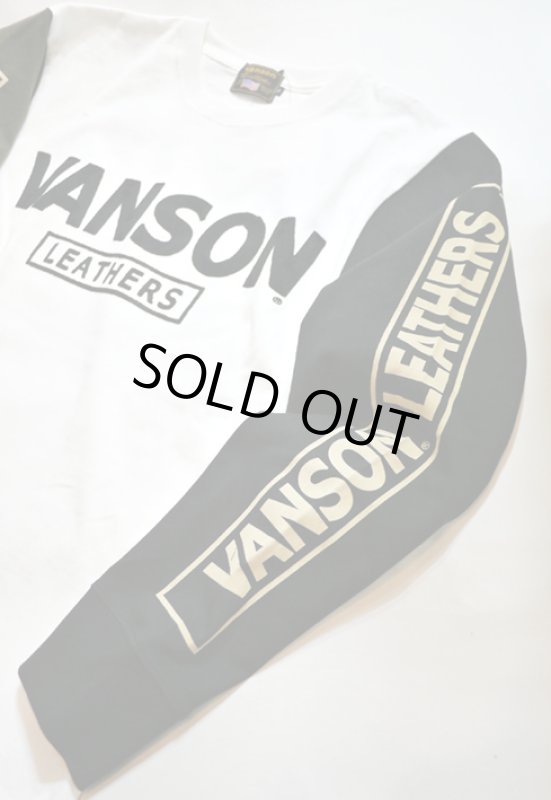 画像11:   VANSON (バンソン)   プリント 刺繍 長袖Tシャツ NVLT-2103 (11)
