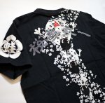 画像17: 参丸一 (サンマルイチ）[ 桜サンマルイチ ] プリント 刺繍 Tシャツ  ST-50051 (17)