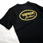 画像4: VANSON (バンソン） クレイジーTシャツ 刺繍  NVST-2113 ブラック (4)