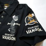 画像7: VANSON (バンソン）tom&jerry コラボ 刺繍  半袖ポロ TJV-2108 (7)