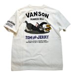 画像9: vanson  (バンソン） tom&jerry コラボ 刺繍  Tシャツ  TJV-2111 (9)