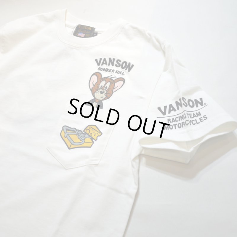 画像12: vanson  (バンソン） tom&jerry コラボ 刺繍  Tシャツ  TJV-2111 (12)