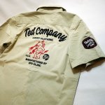 画像10: 再入荷  TEDMAN(テッドマン） ツイルワークシャツ  ワッペン 刺繍  TES-1200 (10)