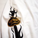 画像7: VANSON (バンソン）トライバルスカル 刺繍 長袖Tシャツ (ベア天竺）NVLT-2117 ホワイト (7)