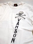 画像5: VANSON (バンソン）トライバルスカル 刺繍 長袖Tシャツ (ベア天竺）NVLT-2117 ホワイト (5)