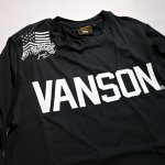画像4: VANSON (バンソン） ドライ素材 長袖Tシャツ （フィットタイプ）  NVLT-2108 ブラック (4)
