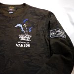 画像5:   VANSON (バンソン)  ROAD RUNNER コラボ プリント 刺繍 長袖Tシャツ LTV-2119 (5)