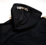 画像13: vanson （バンソン）ジップパーカー(裏毛）アップリケ   刺繍 NVSZ-2109 (13)