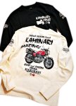 画像1: カミナリ KAMINARI [ おお400 ] KMLT-218 ロングスリーブTシャツ (1)