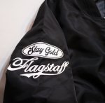 画像7: FLAGSTAFF(フラッグスタッフ) / SNOOPY(スヌーピー)  刺繍  MA-1 (中綿なし）413026 ブラック (7)
