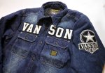 画像7:  VANSON (バンソン） CPOシャツ  中綿入り  NVSL-2107  インディゴ（ ビンテージ加工） (7)