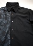 画像4: 衣桜   家紋切替え  長袖シャツ  SA-1441 (日本製）ブラック (4)
