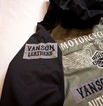画像5: vanson (バンソン）ストレッチ ボンディングZIPパーカージャケット (裏ワッフル） NVSZ-2204 カーキ／ブラック (5)