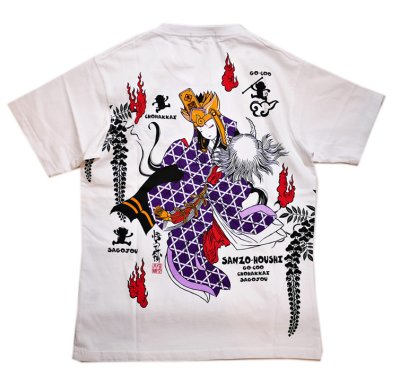 画像3: GO-COO! ! (悟空本舗） 三蔵法師シリーズ 八重垣姫 半袖Tシャツ LG-5908