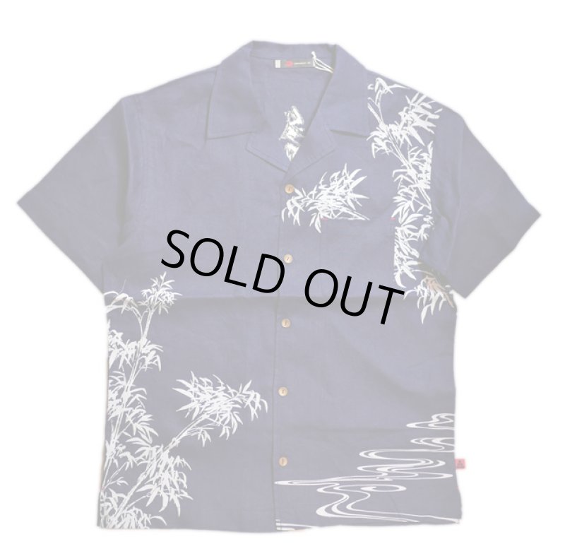 画像2: 参丸一 (サンマルイチ） 蛙侍　半袖シャツ　プリント 刺繍 ST-202106 (2)