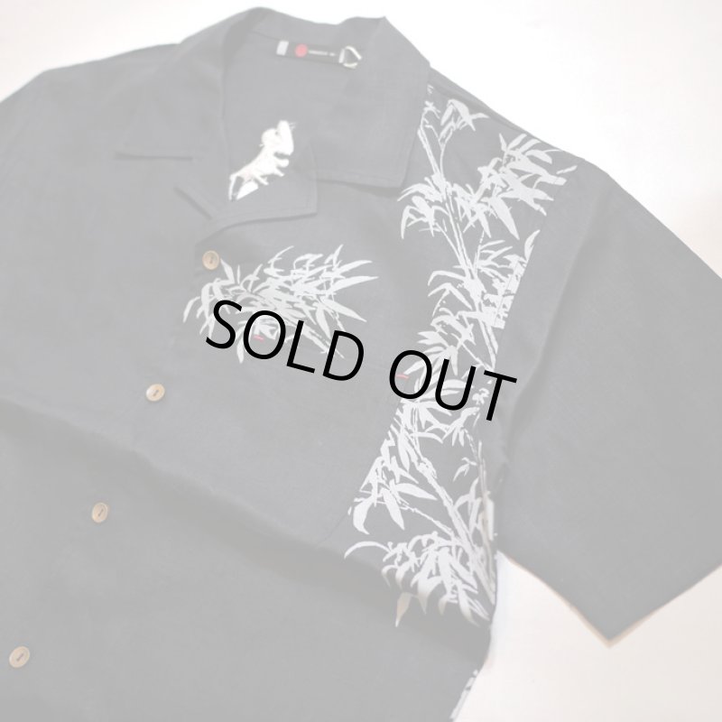 画像12: 参丸一 (サンマルイチ） 蛙侍　半袖シャツ　プリント 刺繍 ST-202106 (12)