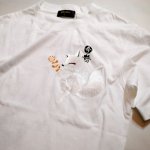 画像8: 今昔 ( KON-JAKU )  [ 森の狐 ] プリント 刺繍 Tシャツ KJ-29068 (8)
