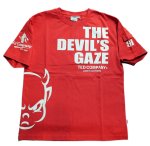画像2: TEDMAN(テッドマン） 「THE DEVIL’S GAZE」 半袖Tシャツ TDSS-543 レッド (2)