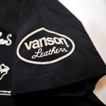画像6: VANSON (バンソン） スカル チェーン刺繍 半袖ポロ  ベア天竺 NVPS-2205 ブラック (6)