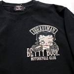 画像6: THE BRAVEMAN / betty boopコラボ  プリント 刺繍 Tシャツ (ベア天竺）BBB-2218  (6)