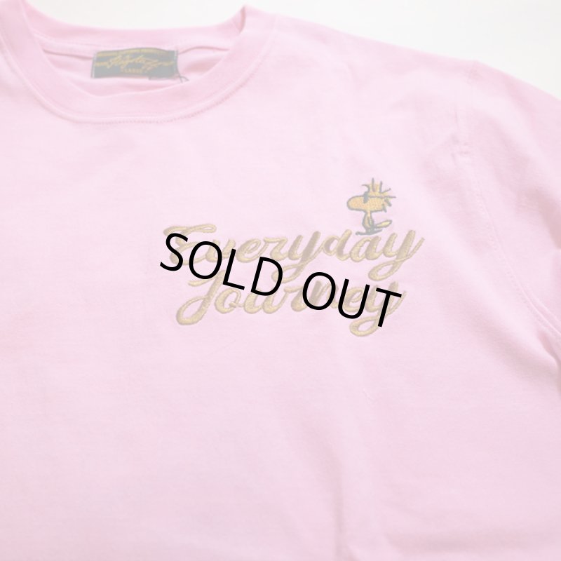 画像4: FLAGSTAFF(フラッグスタッフ) / PEANUTS（ピーナッツ）コラボ SNOOPY(スヌーピー) 刺繍 半袖Tシャツ  422062 (4)