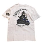 画像1: vanson  (バンソン） tom&jerry コラボ 刺繍  Tシャツ  TJV-2215 (1)