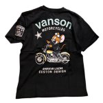 画像6: vanson  (バンソン） tom&jerry コラボ 刺繍  Tシャツ  TJV-2214 (6)