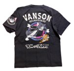 画像3: vanson  (バンソン） tom&jerry コラボ 刺繍  Tシャツ  TJV-2218 (3)